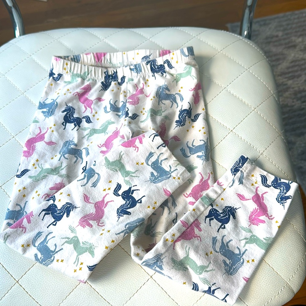 Old Navy size 3T toddler leggings, unicorn print